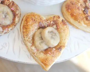 Maple Banana Pecan Pastry Puffs