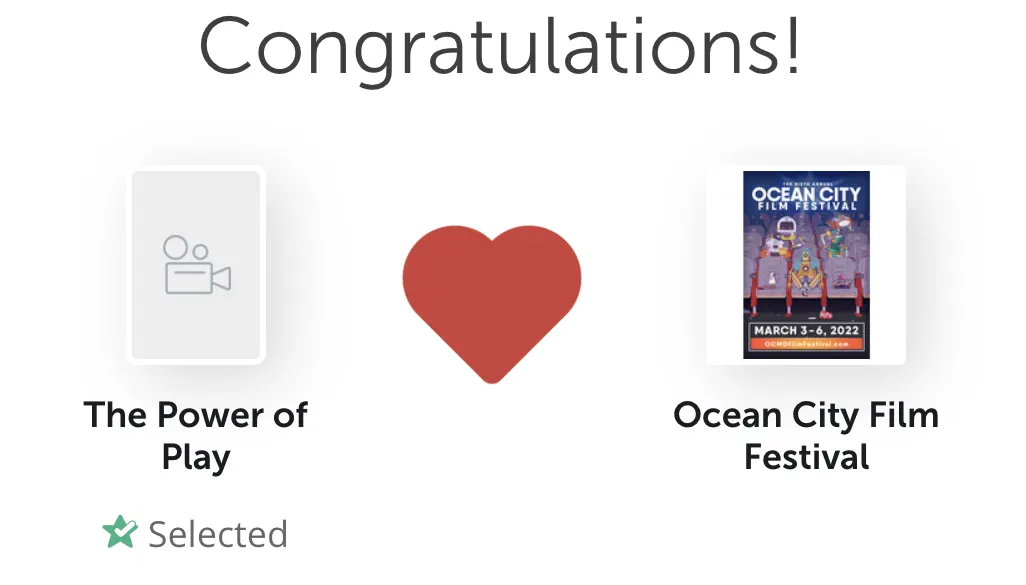 Ocean City Film Festival Selection