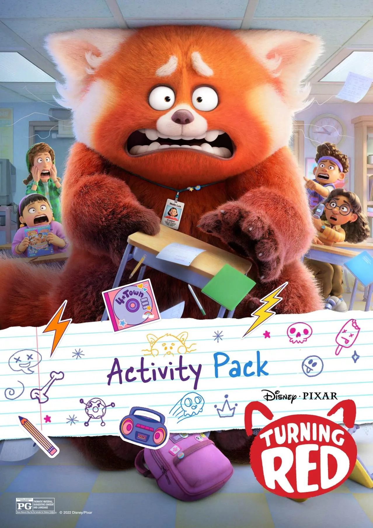 Disney Turning Red Activity Pack