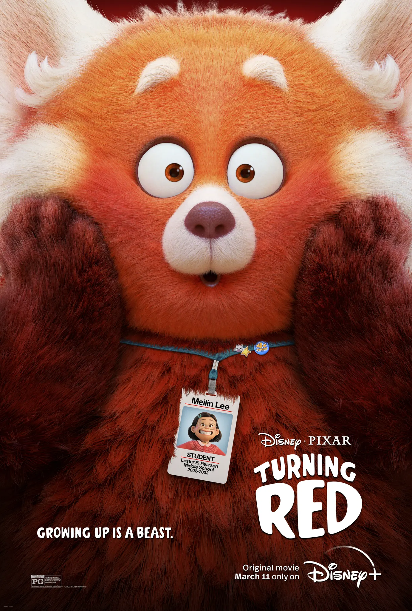 Disney Turning Red Poster