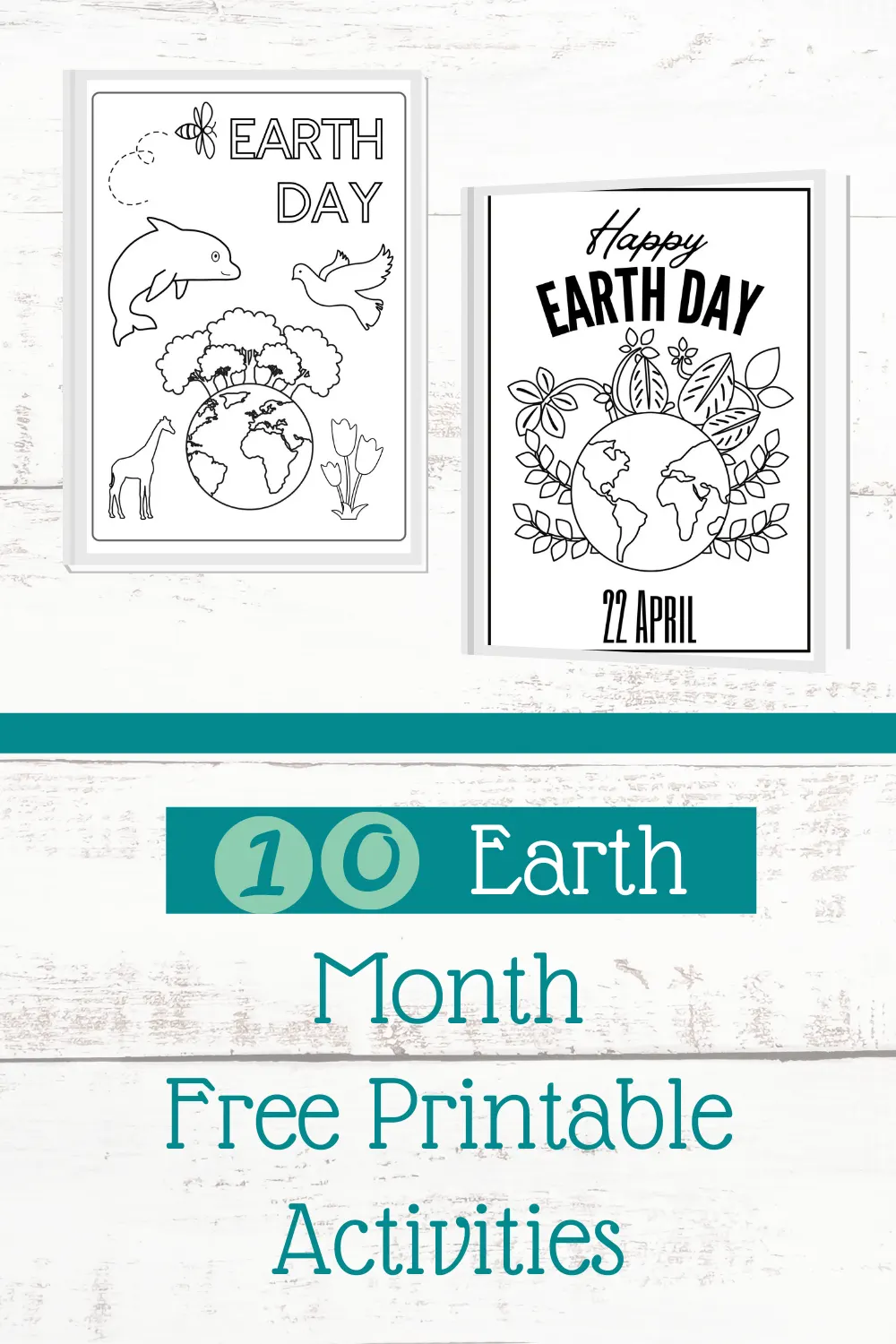 10 Earth Month Free Printable Activities