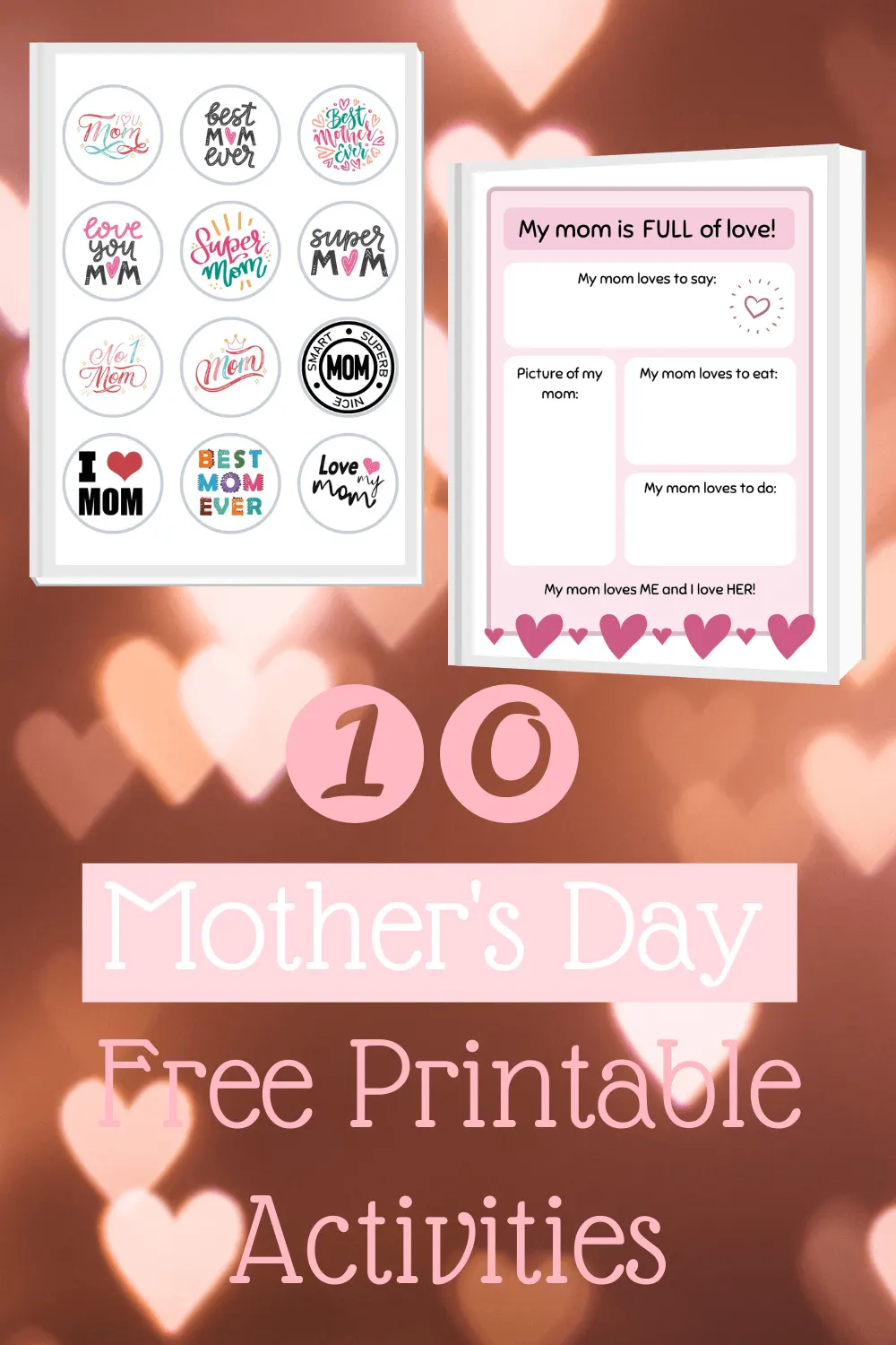 10 Free Mother's Day Printable Activities