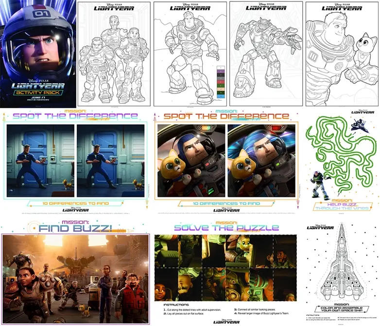 Disney Pixar Lightyear Group Character Puzzle