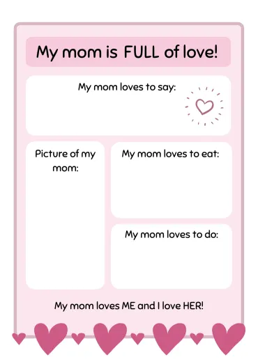 10 Free Mother's Day Printable Activities