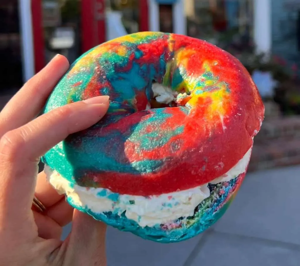 Rainbow Bagels The Coffee Mill Rehoboth Beach