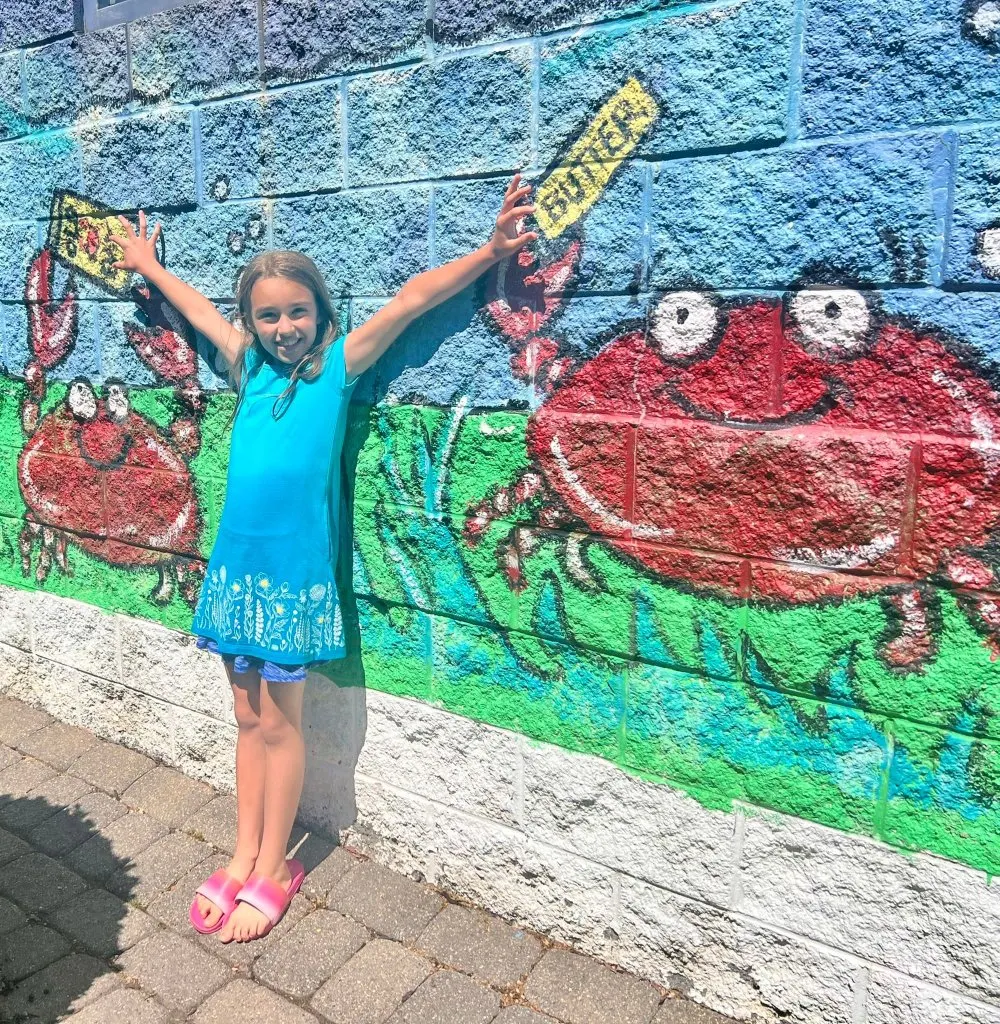 Boardwalk Shops 1A Rehoboth Beach Delaware Crab Mural