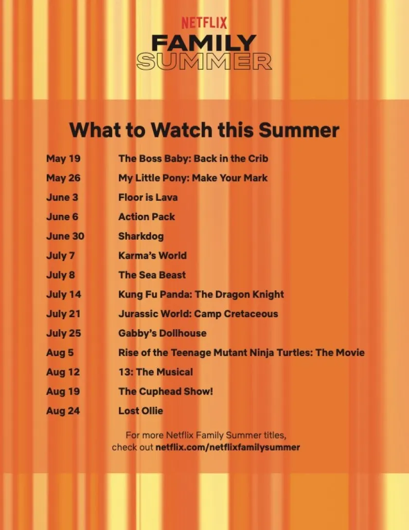 Netflix Family Summer Activity Guide What To Watch