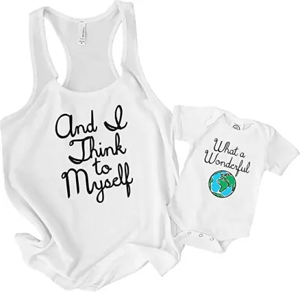 Spunky Stork Matching Mommy & Me Tank Top
