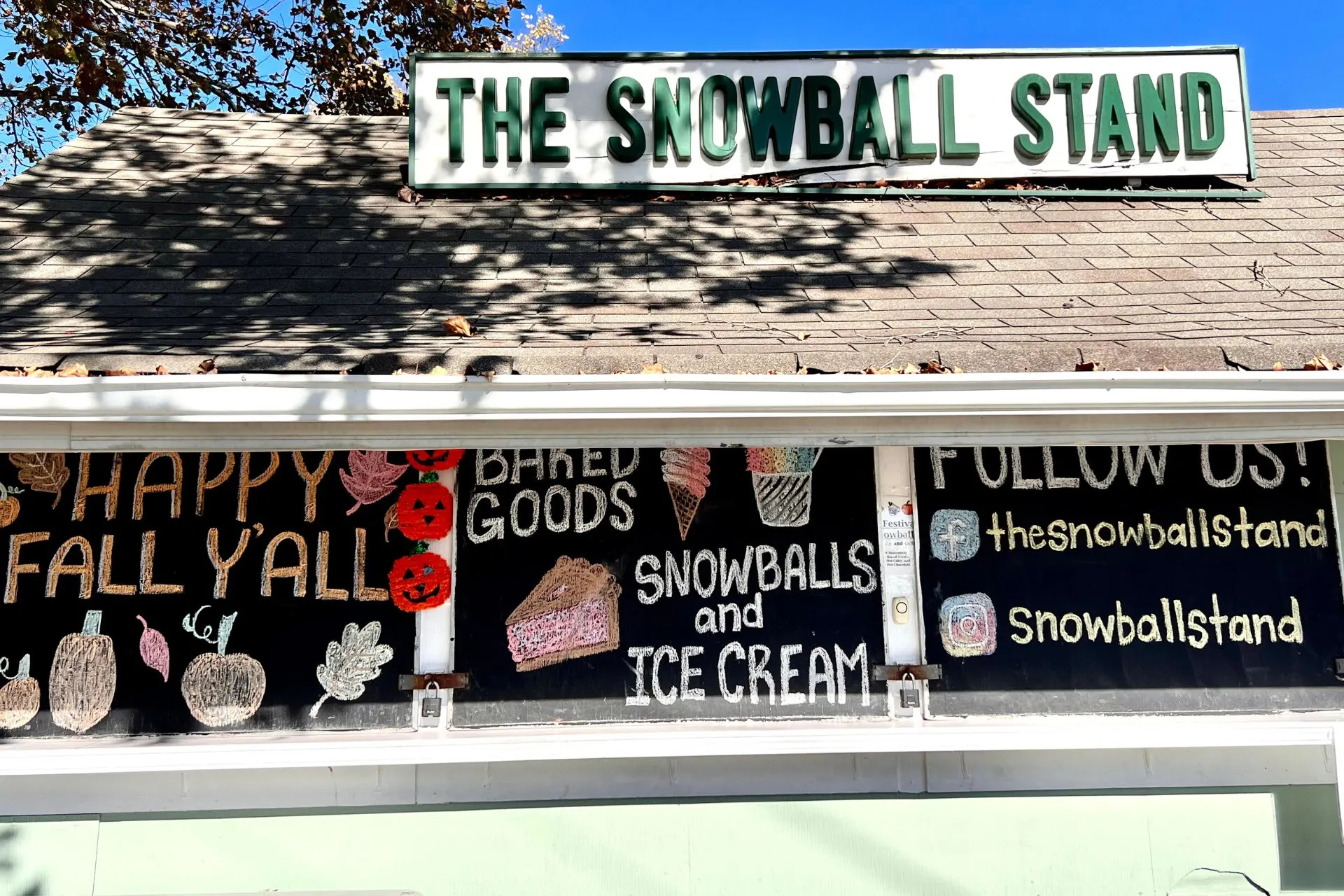 The Snowball Stand Fall Festival